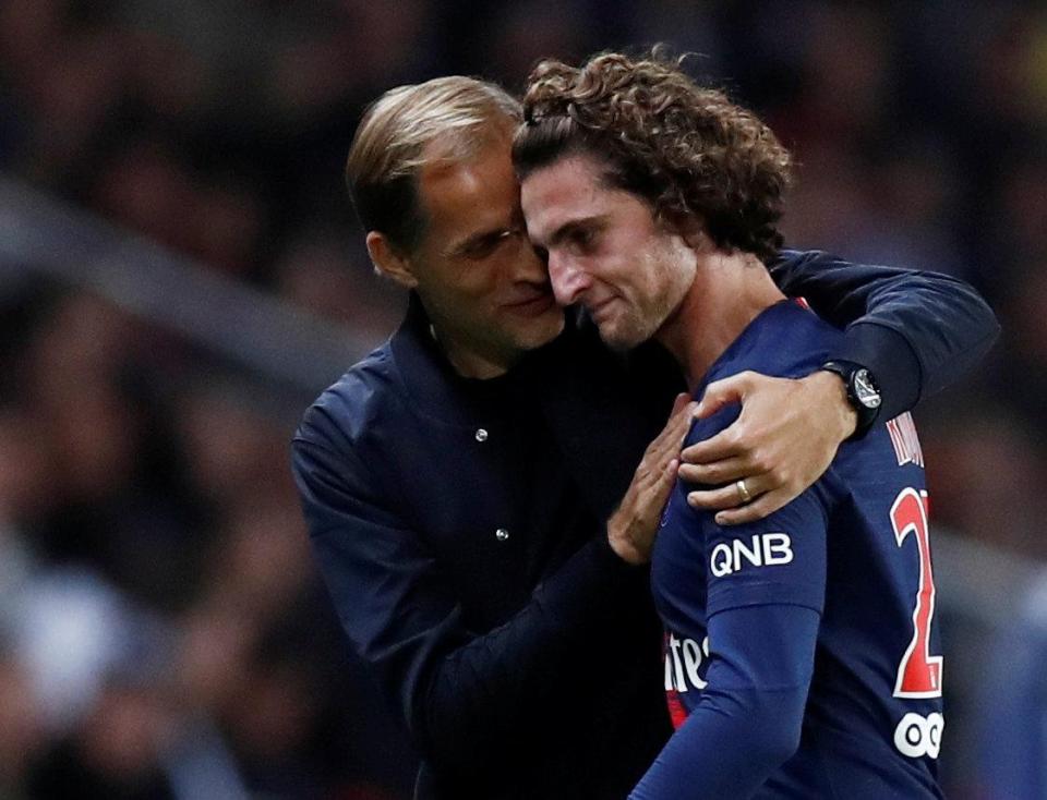  Thomas Tuchel will lose Adrien Rabiot after ending contract talks with PSG