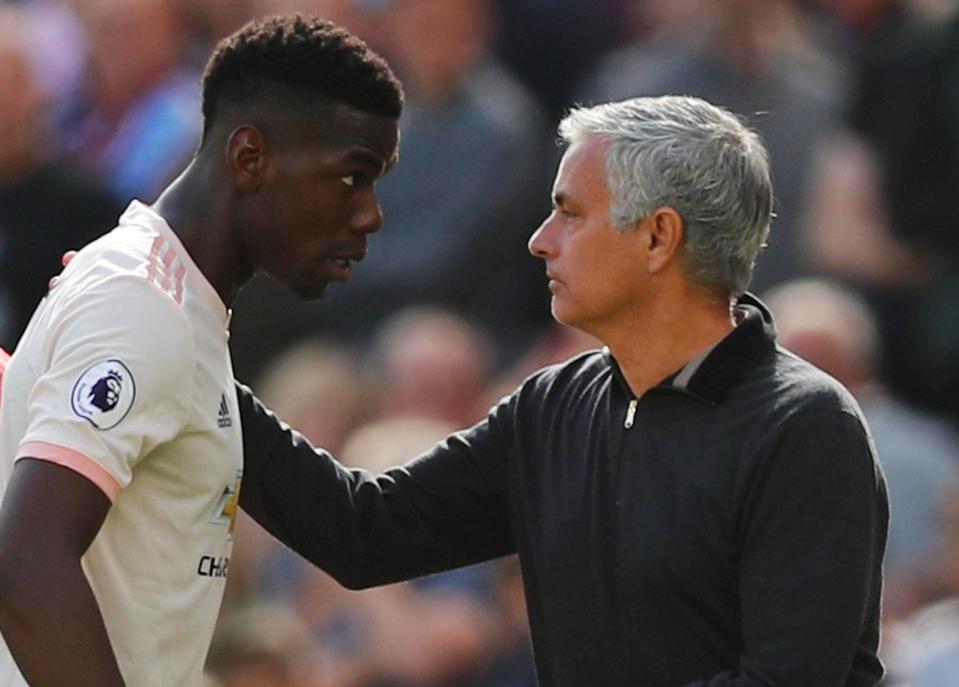  Jose Mourinho and Paul Pogba have been at loggerheads this season