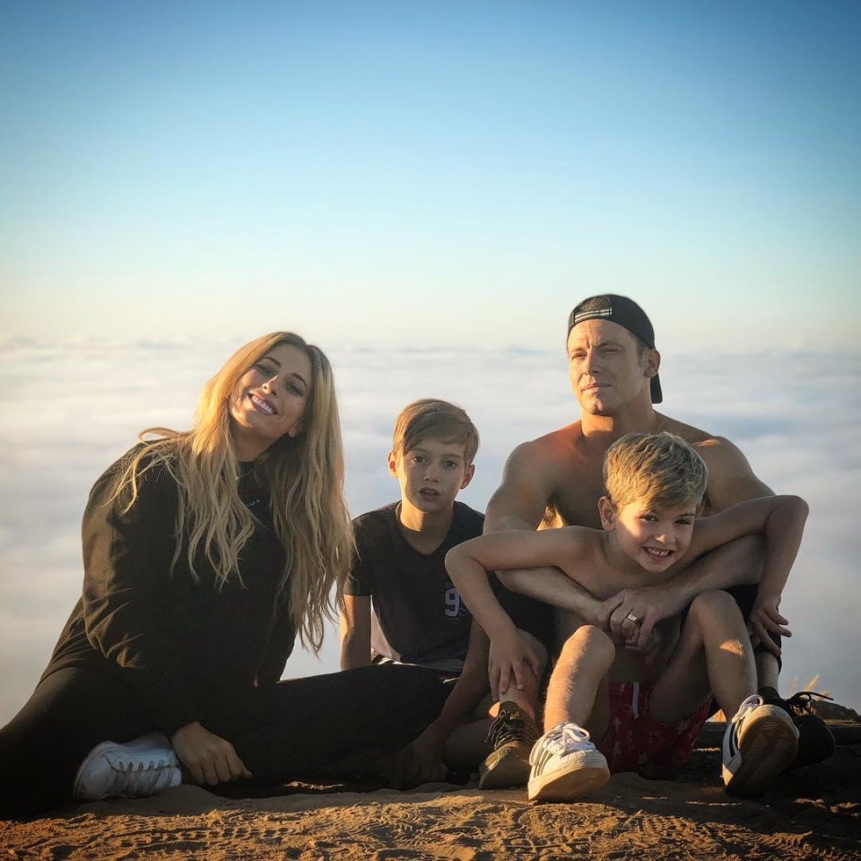 Stacey also hopes to travel more with Joe and her boys in 2019