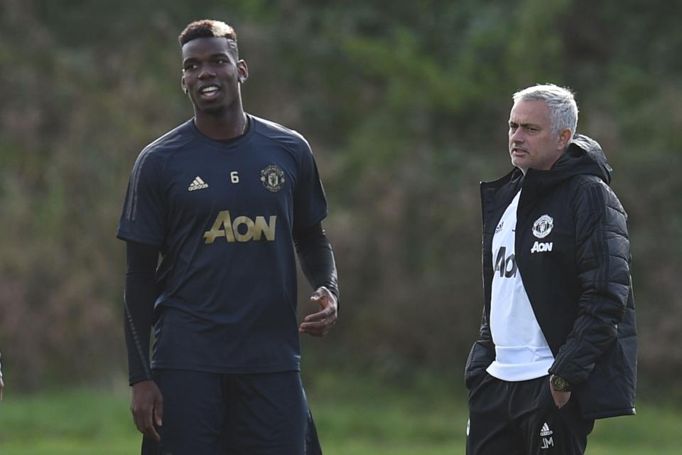  Paul Pogba and Jose Mourinho has been locked in a battle all season