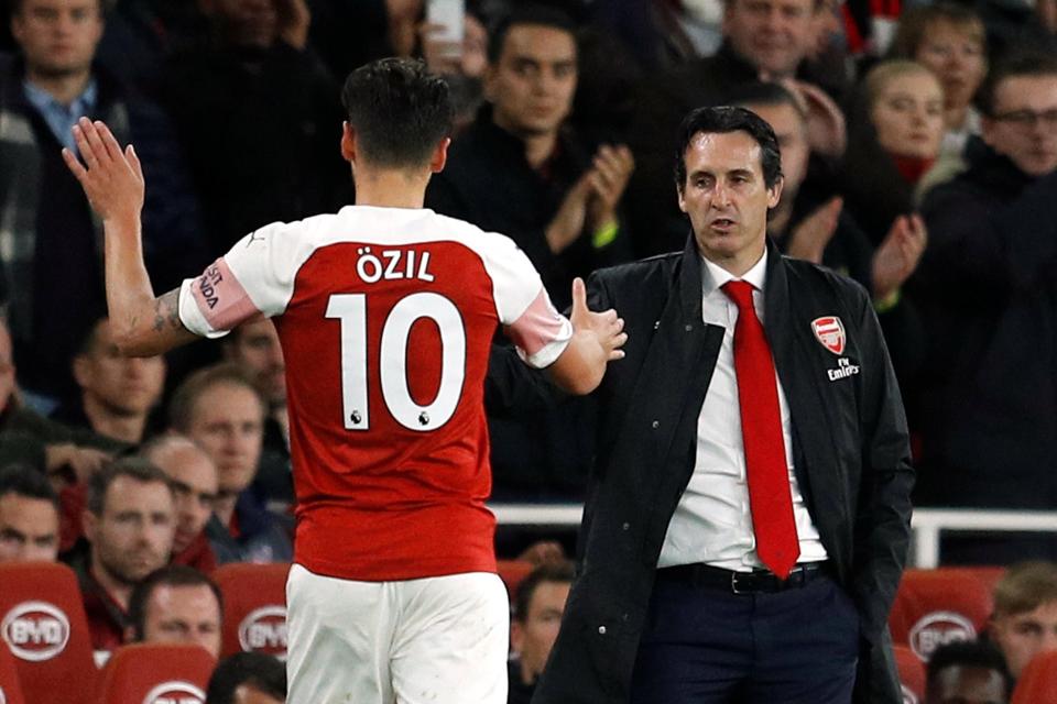  Ozil has scored four goals and added one assist for the Gunners this season but questions over his work-rate have arisen