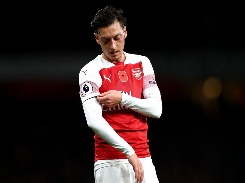  Arsenal want to sell Mesut Ozil in January - but may be forced to accept a loan deal