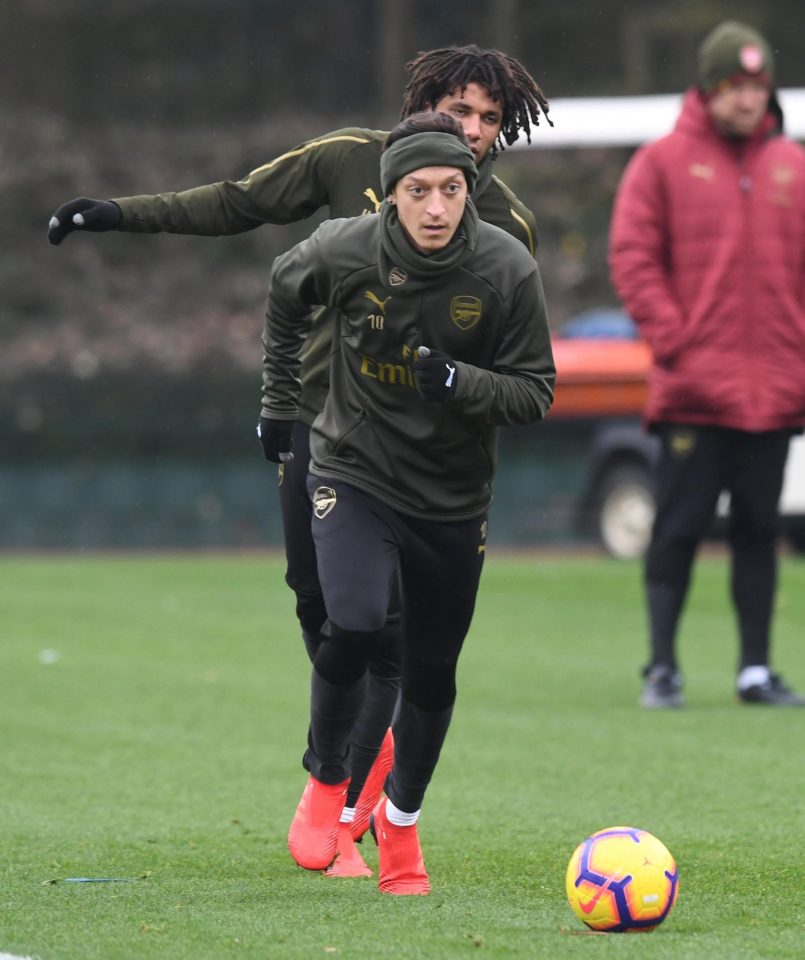  Mesut Ozil has fallen out of favour under the management of Unai Emery