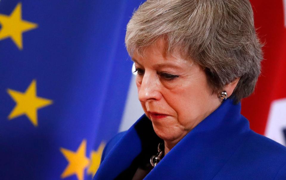  Theresa May goes into Tuesday's Brexit deal vote knowing a heavy loss could potentially to cost her her job