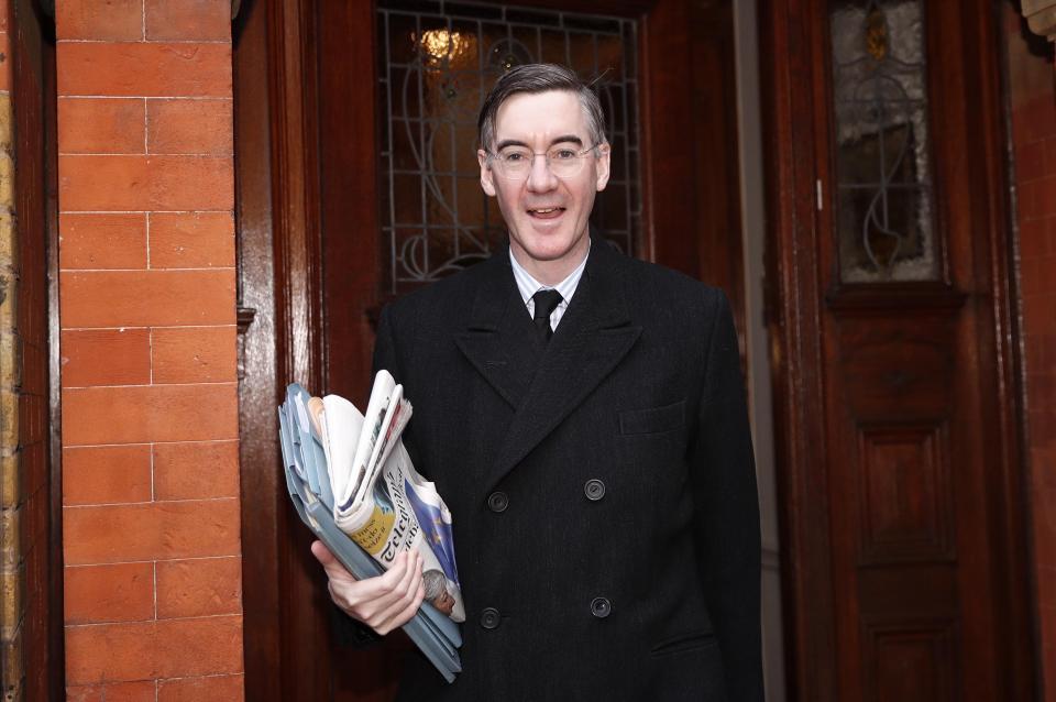  Jacob Rees-Mogg is leading the Brexiteer rebellion against Mrs May