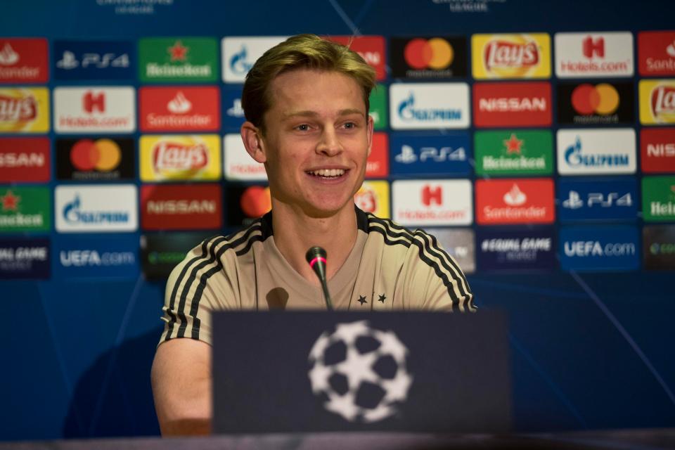  Frenkie De Jong is a huge admirer of Pep Guardiola's style of play