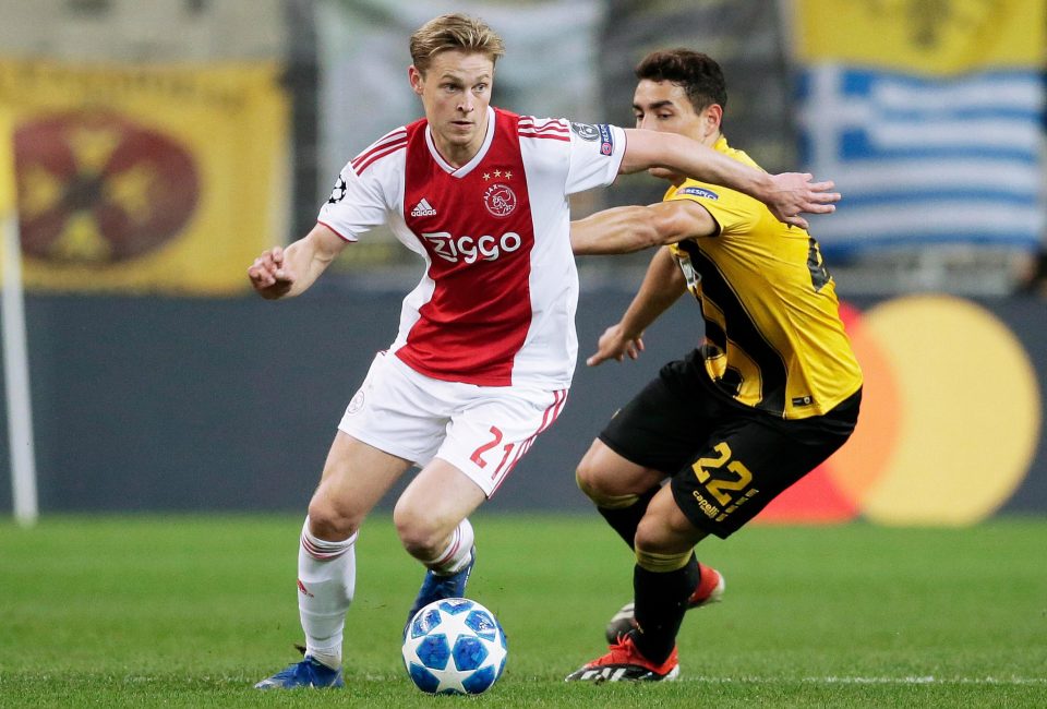  Frenkie De Jong has been a huge hit for the Dutch giants this season