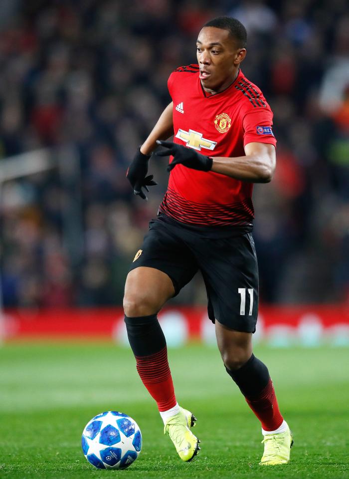  Anthony Martial could return from illness after missing the Huddersfield win