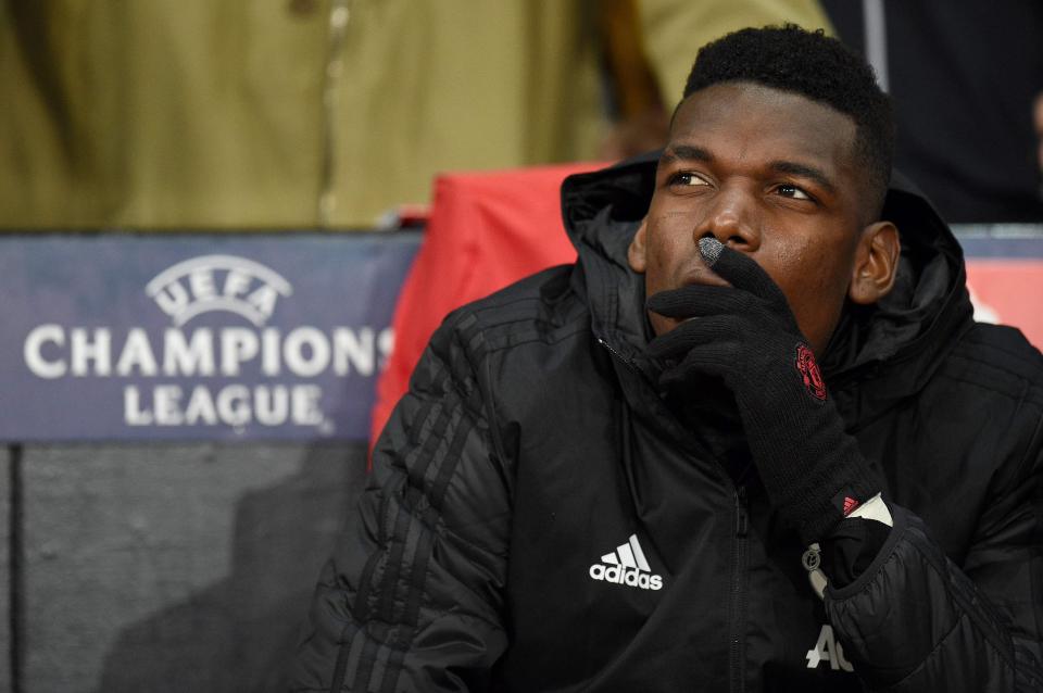  Paul Pogba was turned into a sad bench-warmer under Jose Mourinho