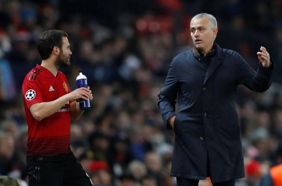  Mourinho worked with Mata at Chelsea and United