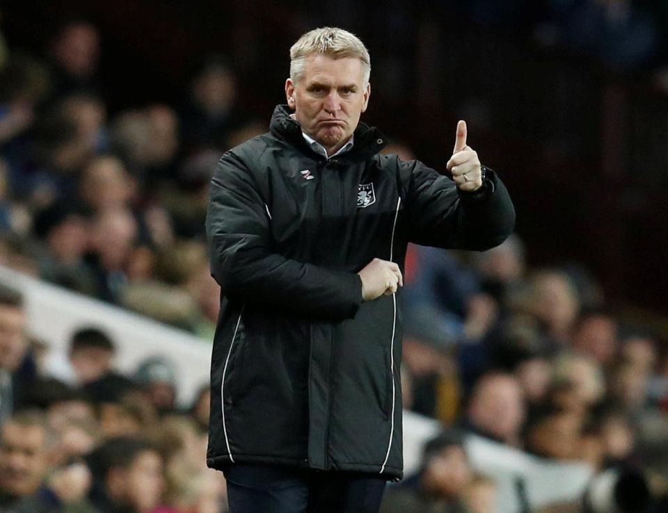  Dean Smith is leading the Aston Villa charge for promotion with 12 goals in a week