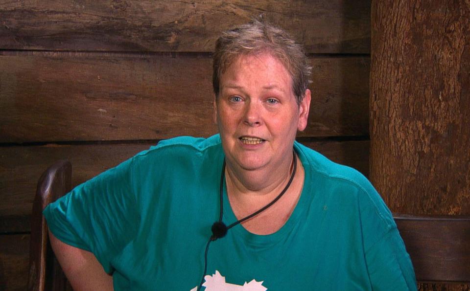  Anne Hegerty was the fifth star to be evicted from the jungle