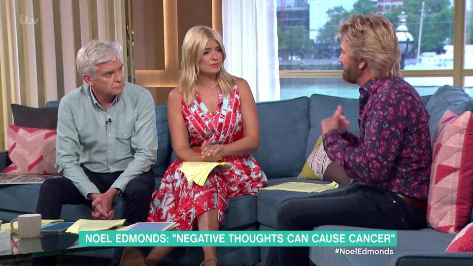  Holly thought Noel was 'callous' for his cancer comments