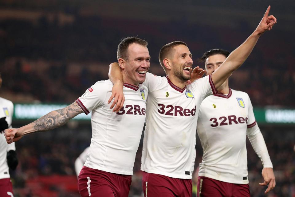  Villa saw off promotion rivals Middlesbrough 3-0 at the Riverside on Saturday to go eighth