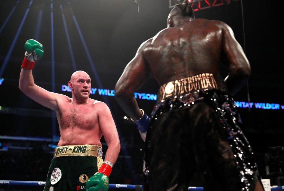  Tyson Fury is once again heavyweight champion of the world after beating Deontay Wilder