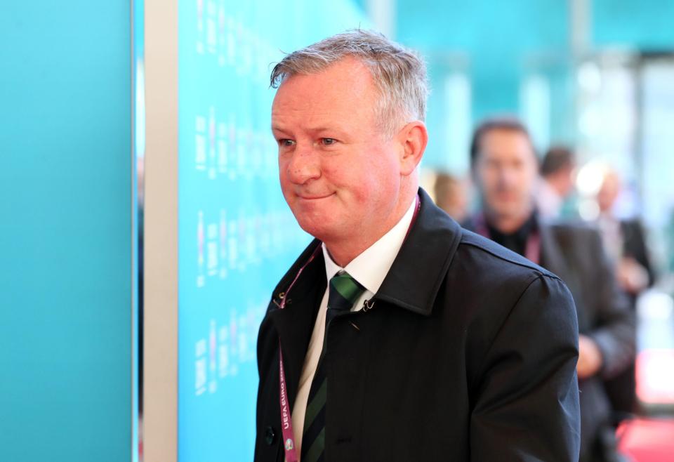  Northern Ireland boss Michael O'Neill has been handed a horror group