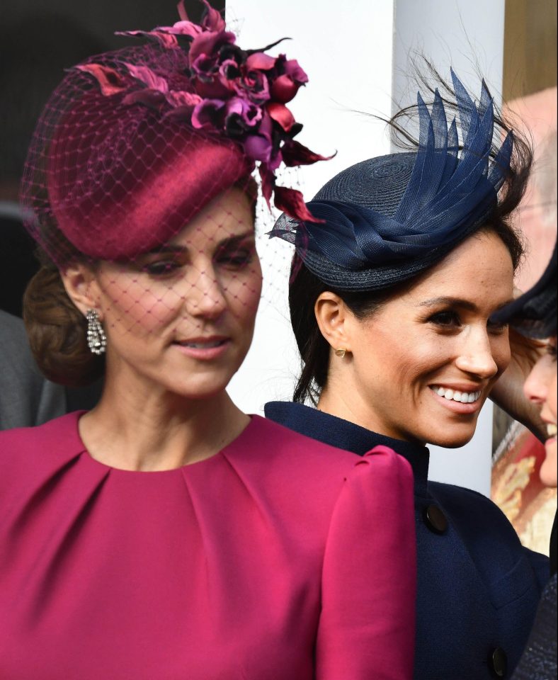  Meghan and Kate have rarely appeared in public together since the wedding