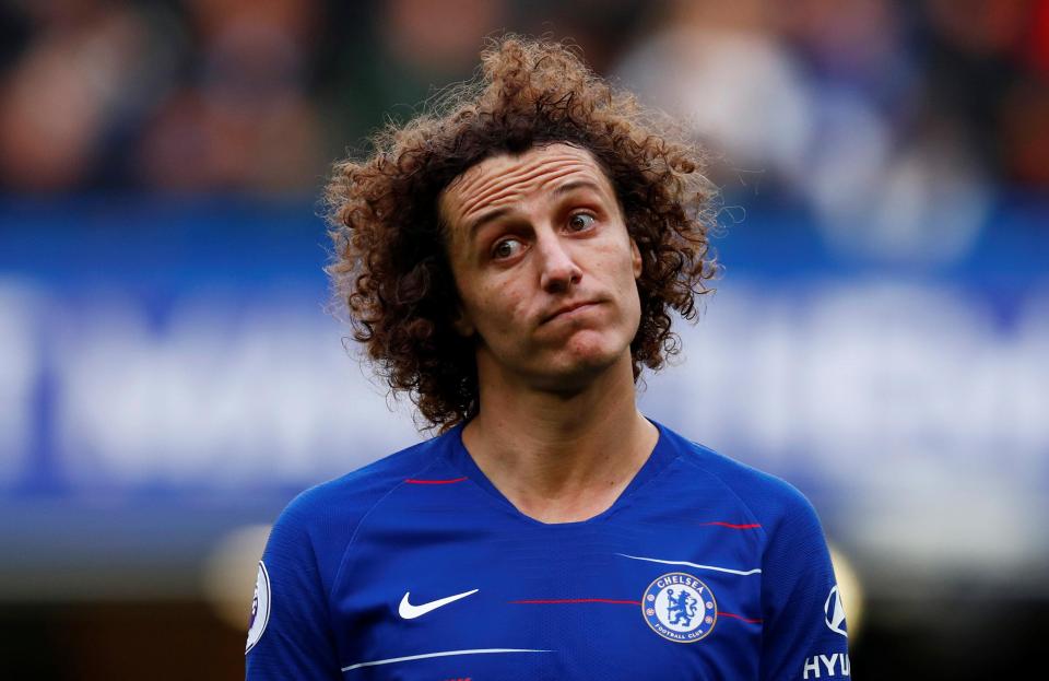  David Luiz's contract expires next summer