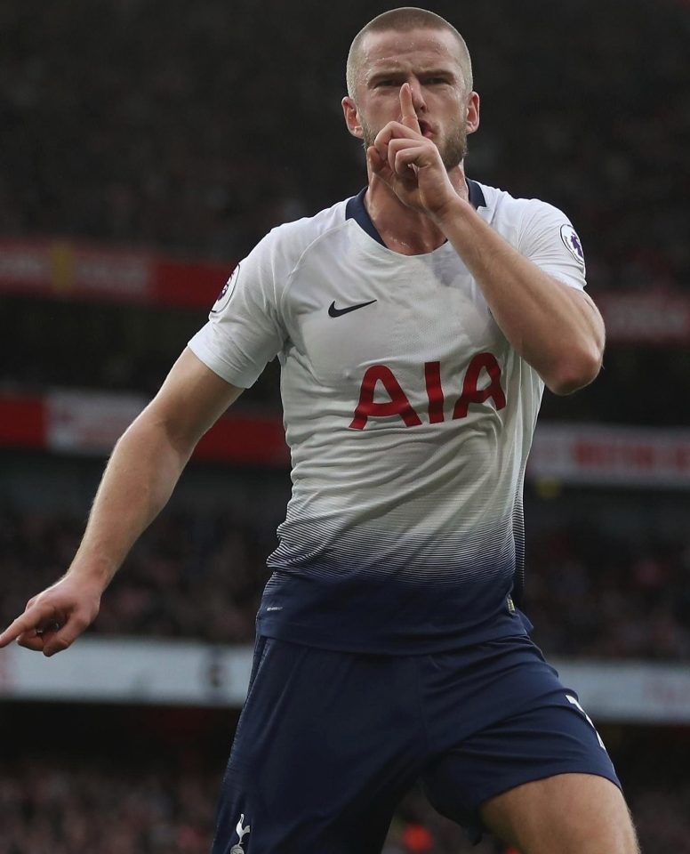  The Tottenham goalscorer must have clearly known that his celebration in front of the Gunners fans wasn't the best idea