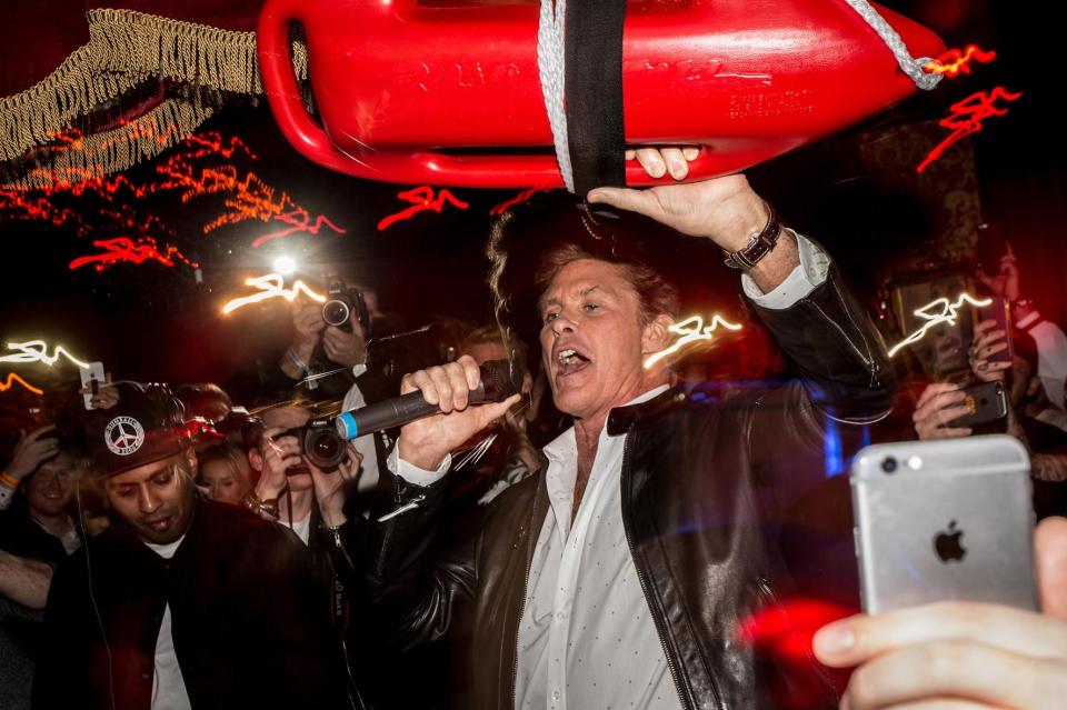  David Hasselhoff was in this year's event