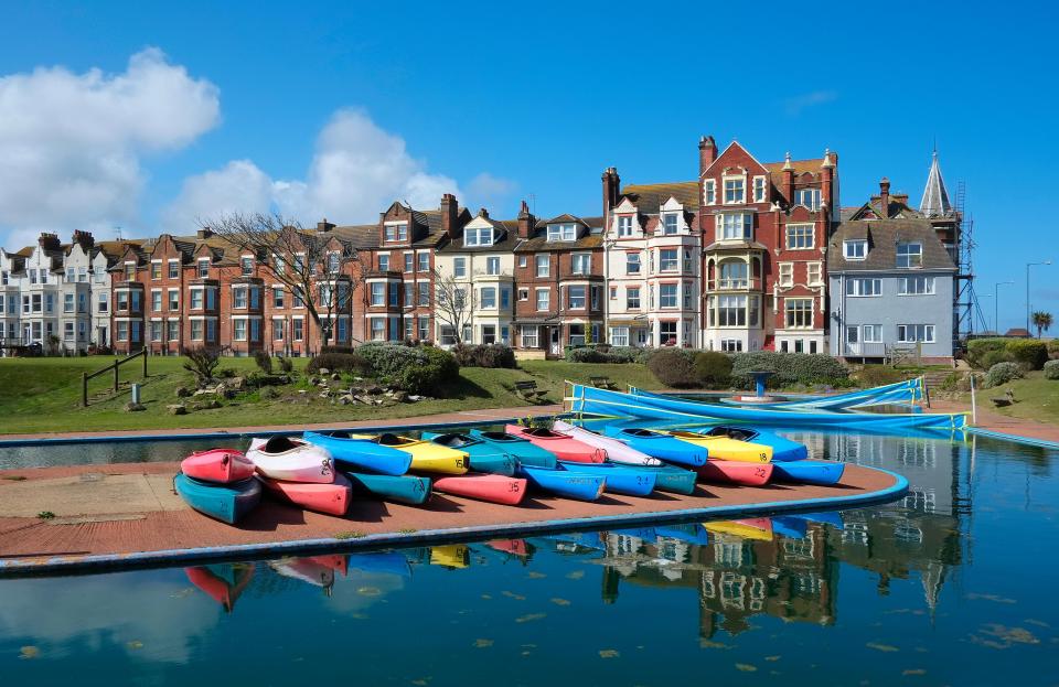  Cromer is on the North Sea and has a Blue Flag beach