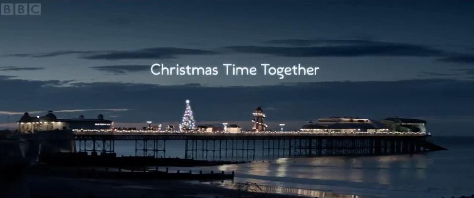  The BBC's Christmas advert this year features Cromer Pier