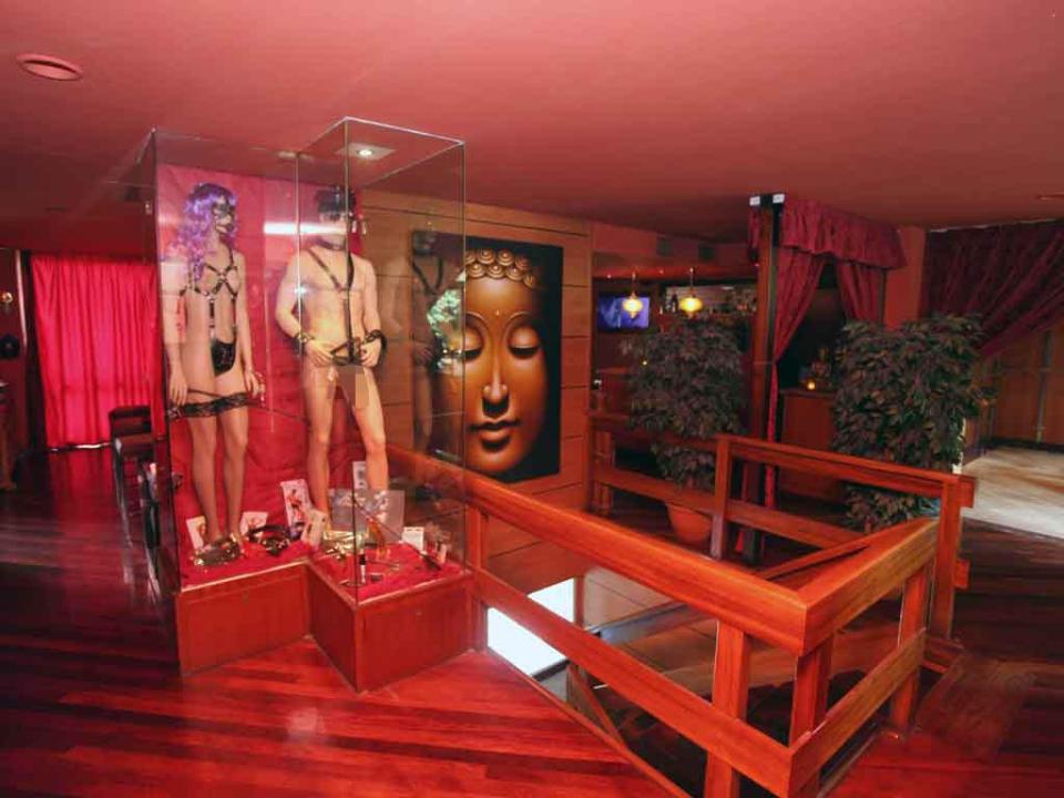  Some of the sex toys on display in the famous swingers club