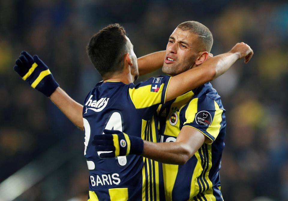  Islam Slimani has hardly been inspired since joining Fenerbahce on loan