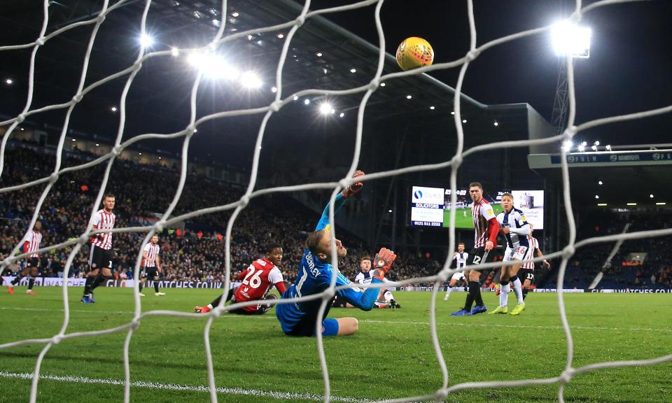  Harvey Banes looked to have given the Baggies all three points against Brentford