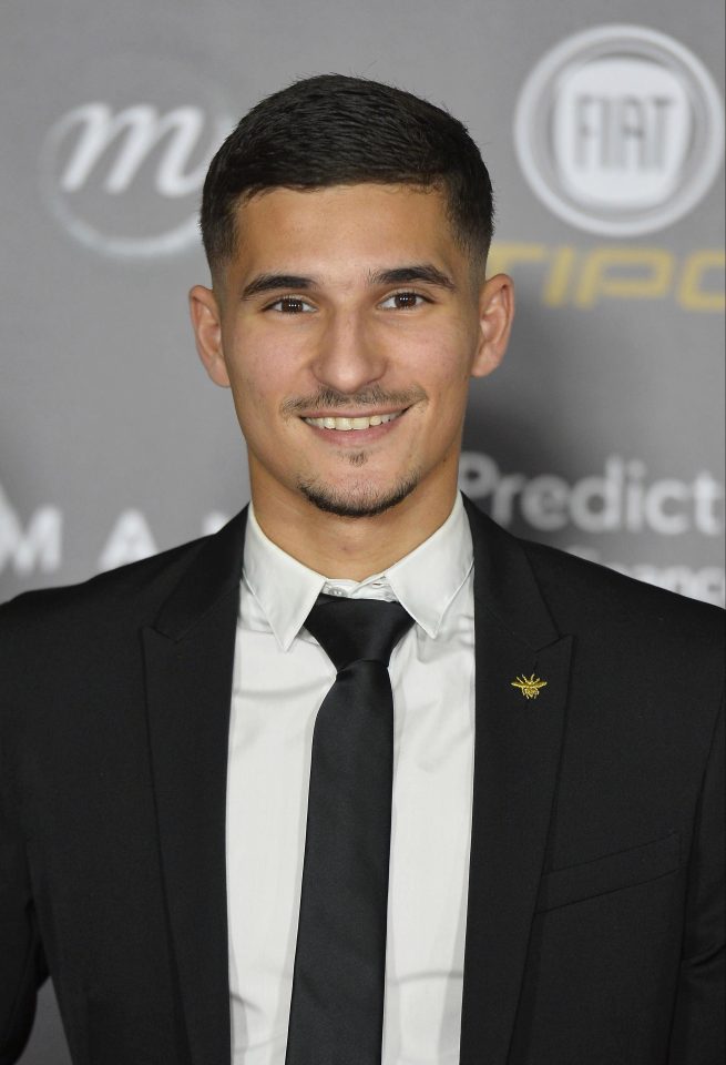  Houssem Aouar attending the Ballon d'Or awards in Paris