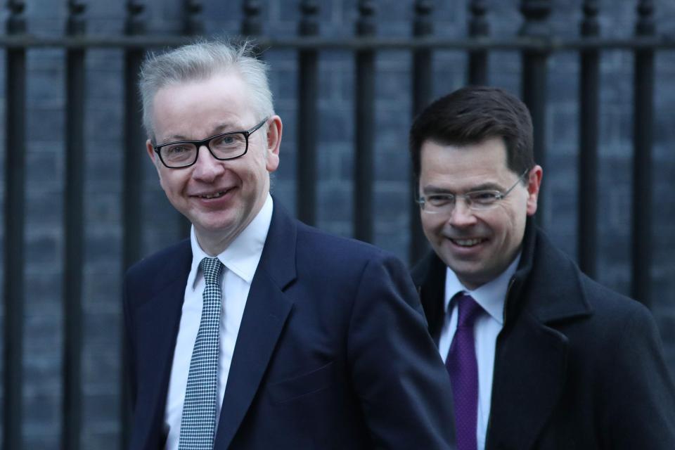  Ministers arriving at 10 Downing Street for a Cabinet meeting today