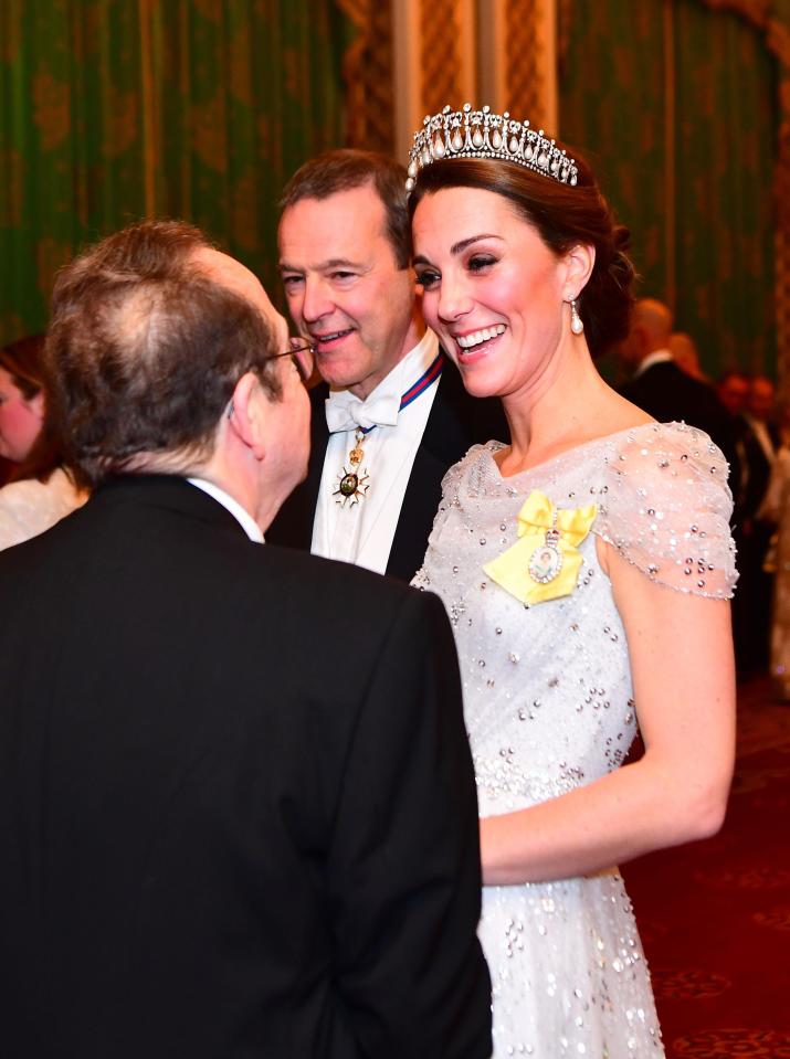  Kate Middleton seemed in high spirits for the night