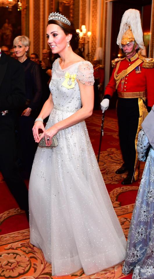  The Duchess of Cambridge looked stunning in the light blue gown