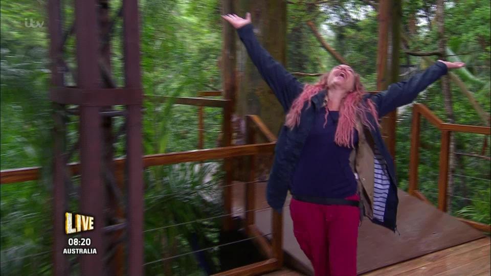  Rita was delighted to be out of the jungle