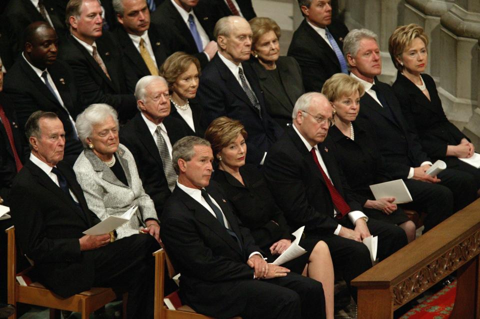  Ronald Reagan's funeral in 2004