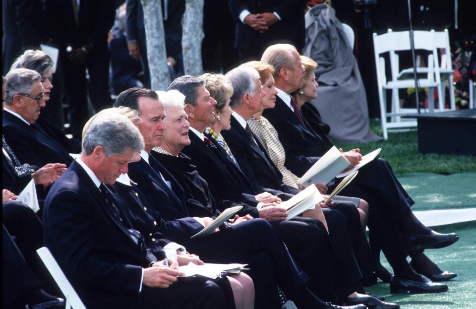  Richard Nixon's funeral in 1994