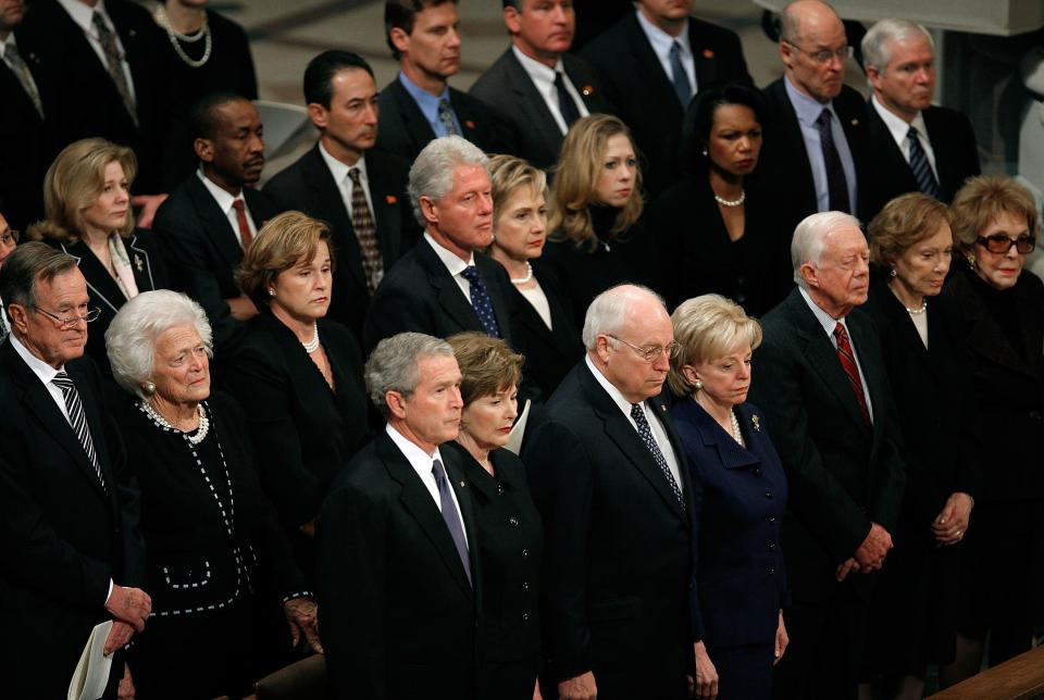  Gerald Ford‘s funeral in 2007