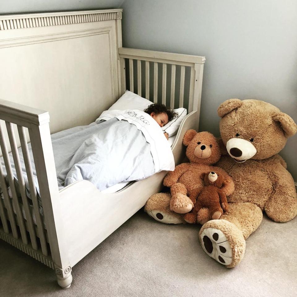  Kimberley has also showed off her son's bedroom online