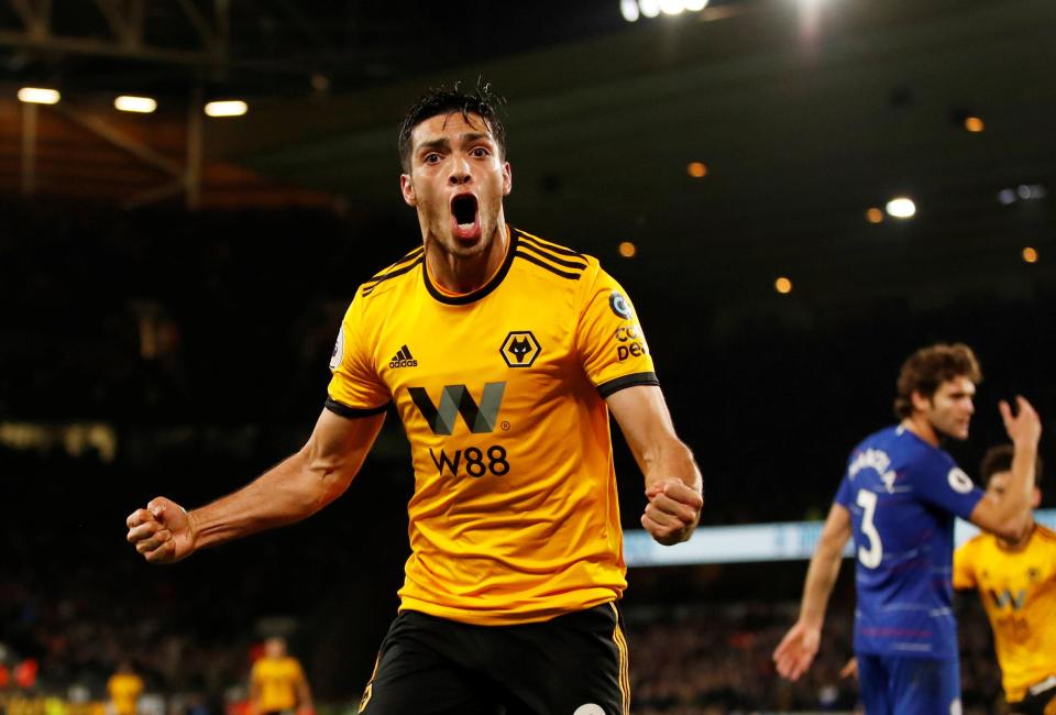  Jimenez equalised for Wolves in the second half