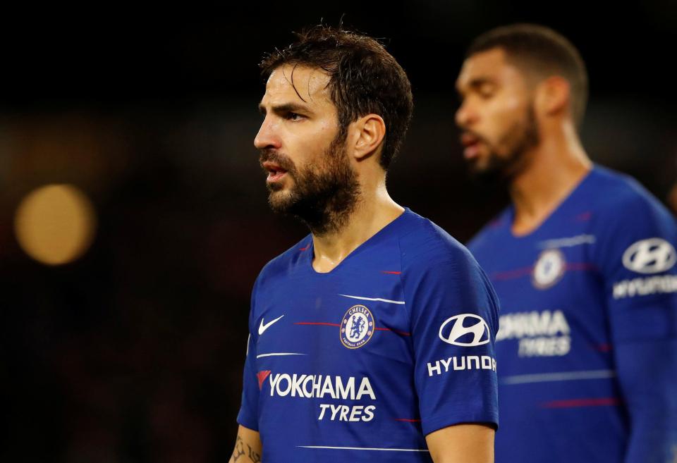  Cesc Fabregas is braced to leave Chelsea in January