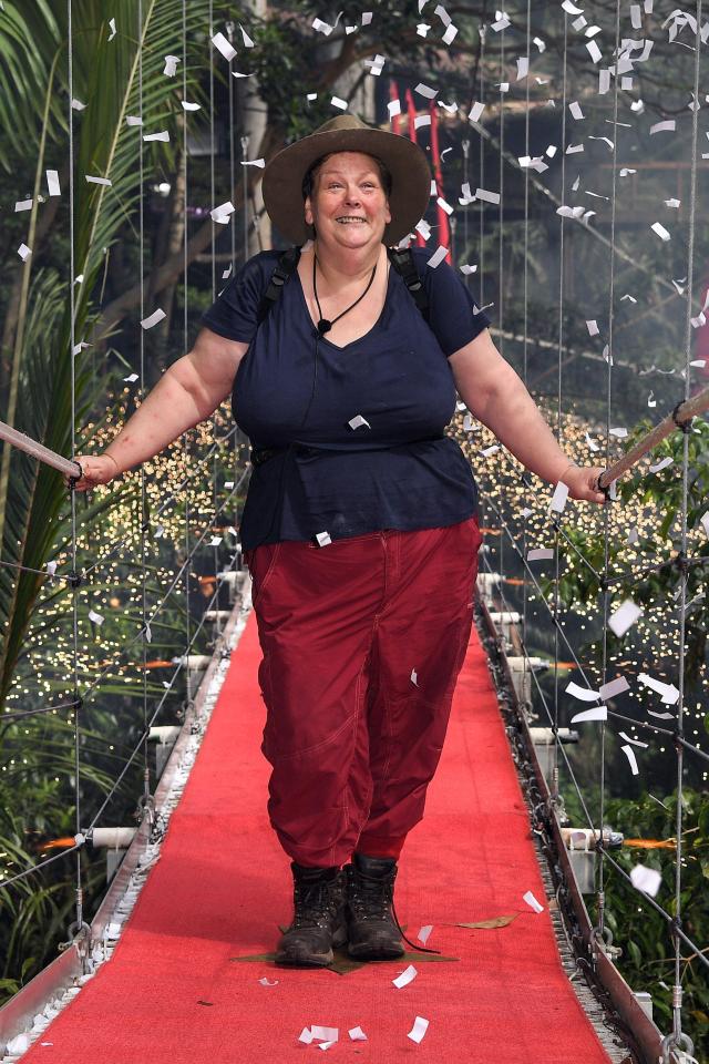  Anne Hegerty has left the jungle