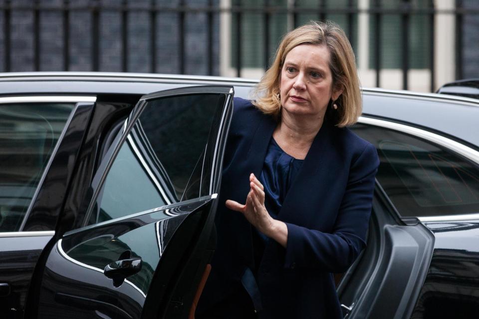  Amber Rudd is said to have questioned the PM over her plans if she's defeated