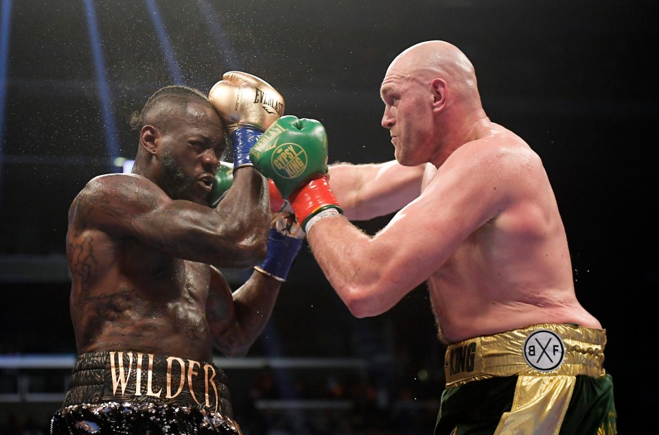 Fury took on WBC champ Deontay Wilder last week in Los Angeles