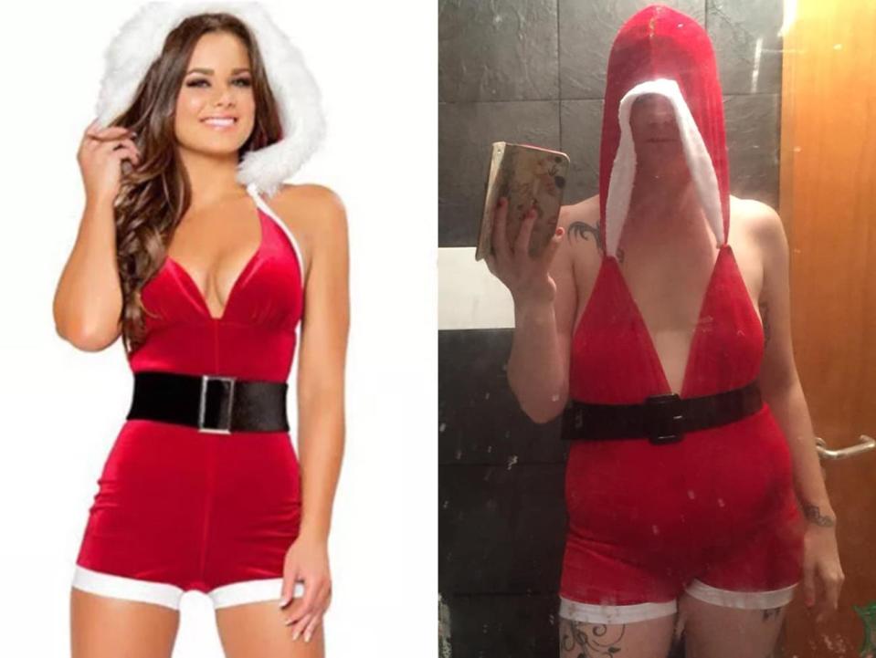 It's not just Lisa Williamson, who we pictured last week in her less-than-sexy Santa outfit, that found out things aren't always what they're promised to be 