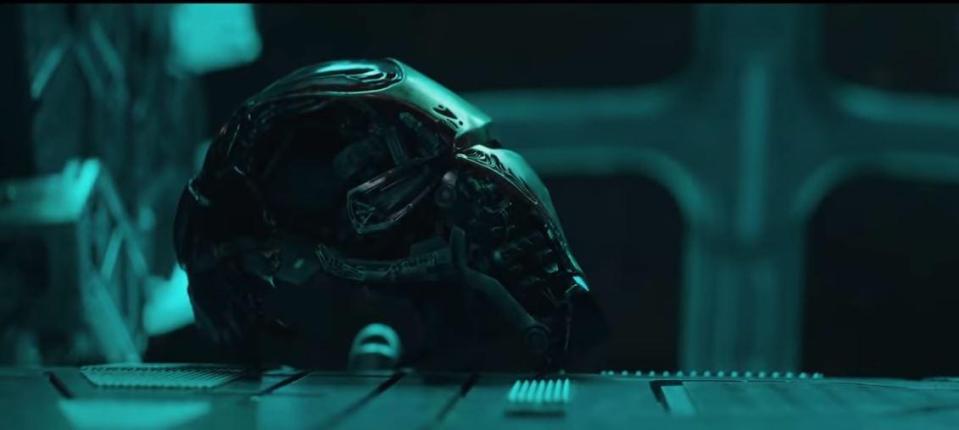  The trailer shows Tony Stark switching off his Iron Man mask