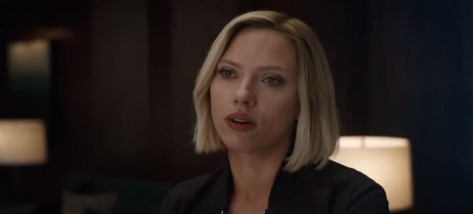  Scarlett Johansson's back as Black Widow