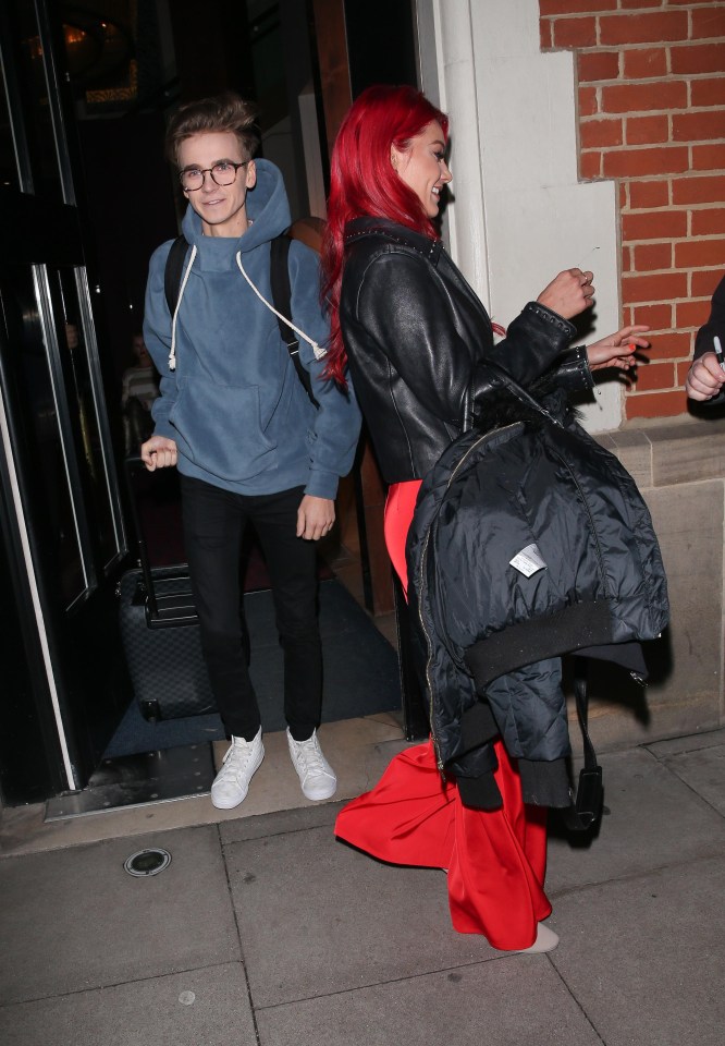 Joe Sugg and Dianne Buswell reportedly spent two nights together this week