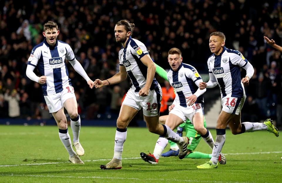  But the West Brom players didn't care as the officials missed it and they had secured a point from the Midlands derby