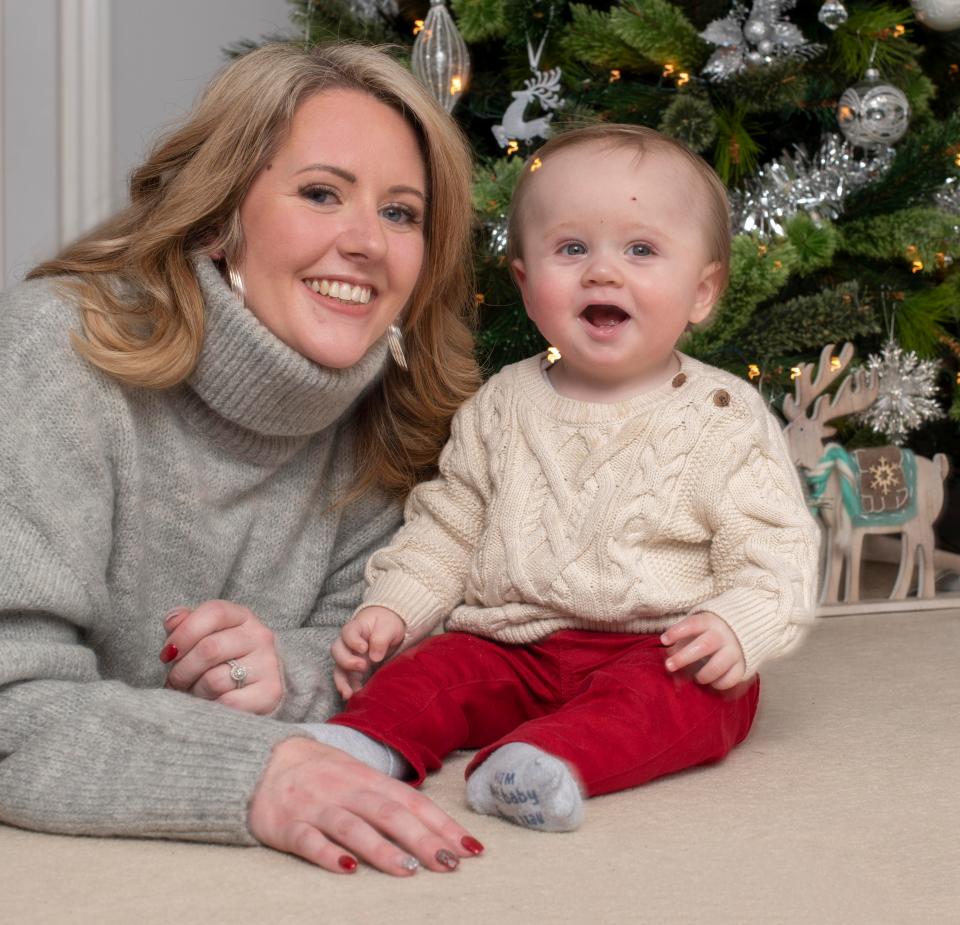  Susannah and Ben were delighted when she fell pregnant with son Miles