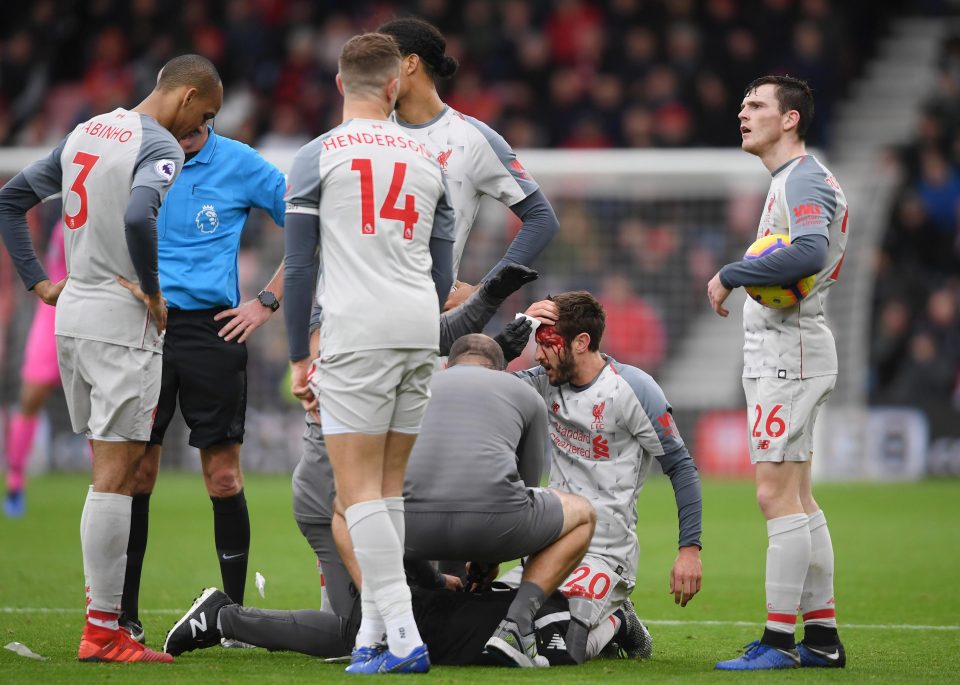  Lallana was able to return to the pitch